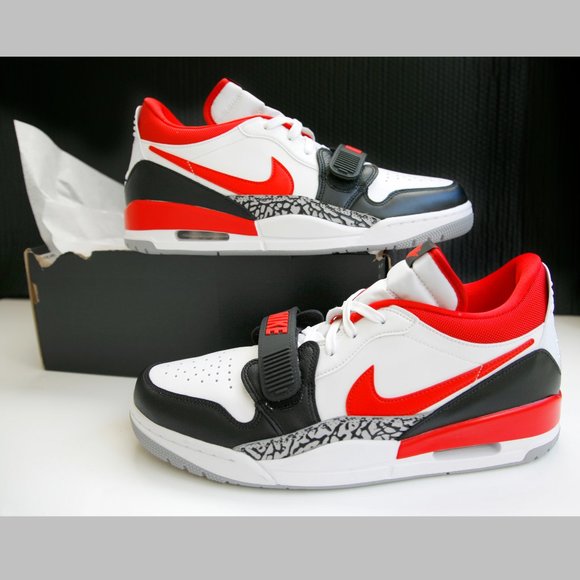 Air Jordan Legacy 312 Low Men\'s Basketball Shoes White/Red/Black Size 11.5 main image 4